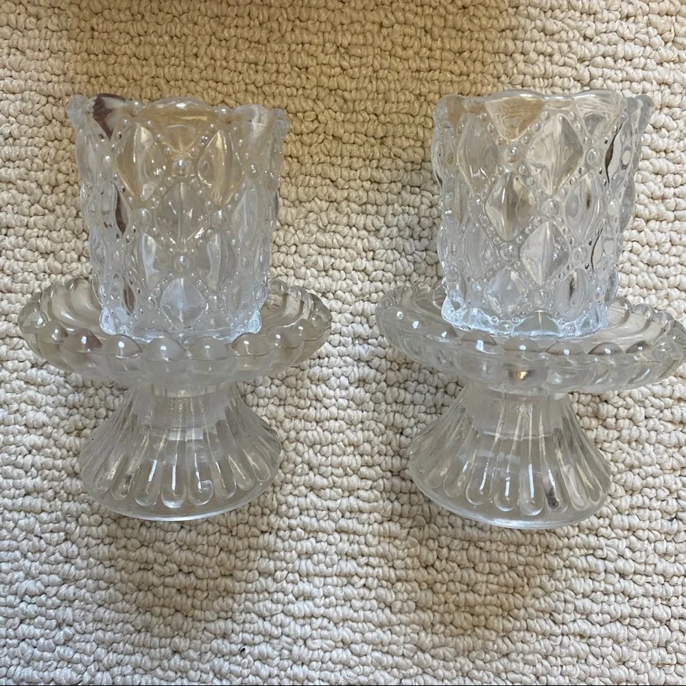 PartyLite quilted crystal